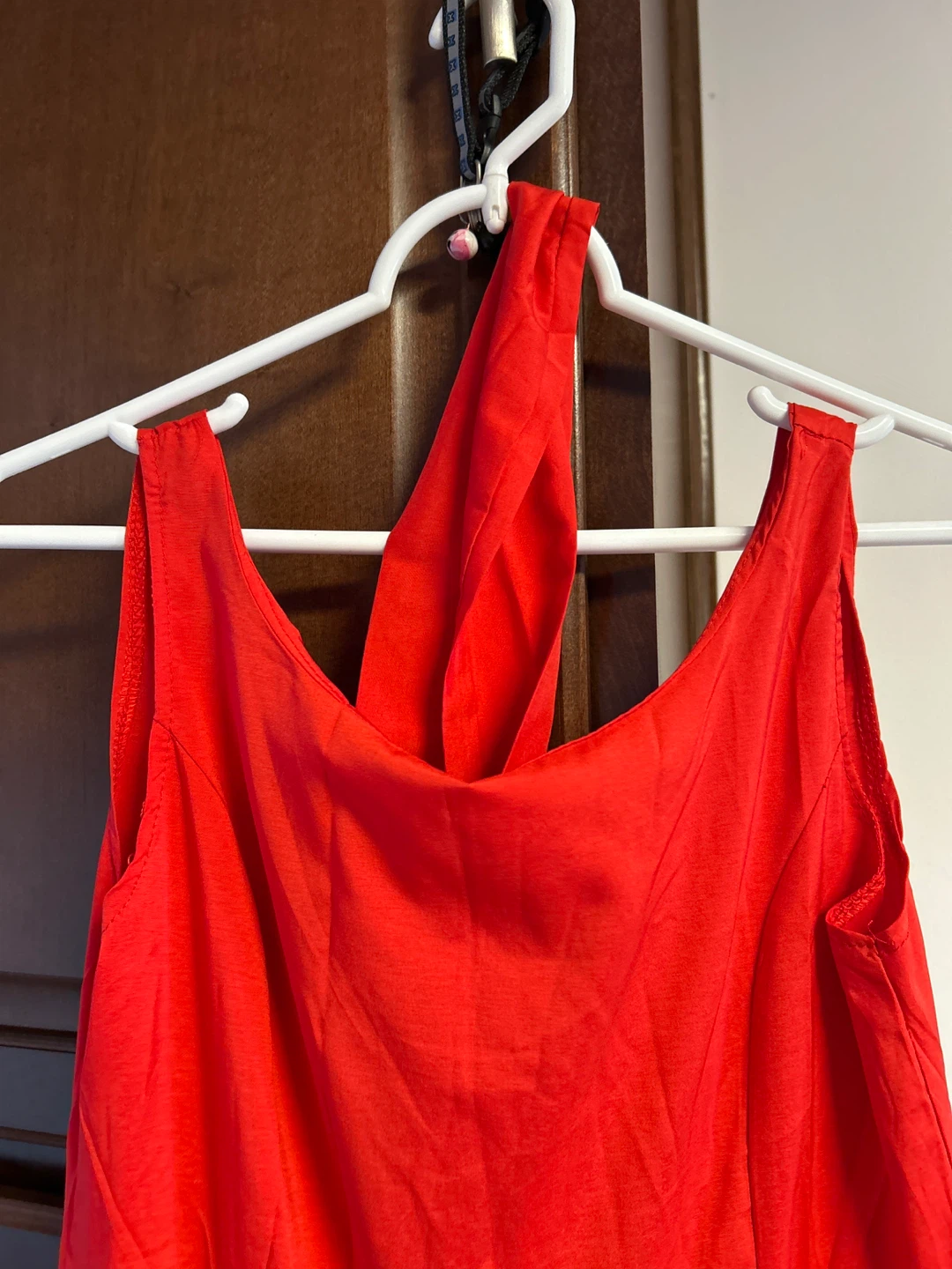 Red Halter Neck Dress - photo 3