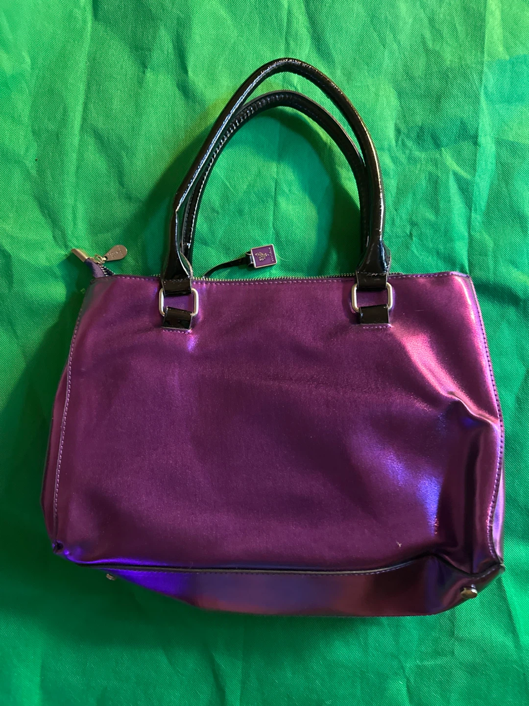 Younique Purple Metallic Tote Handbag - photo 3