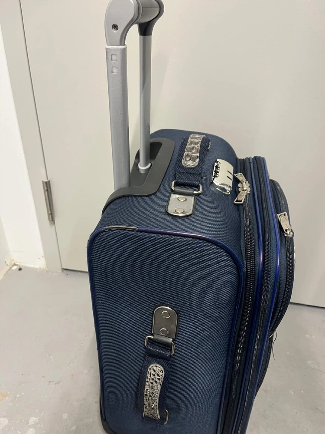 Blue Rolling Suitcase - photo 2