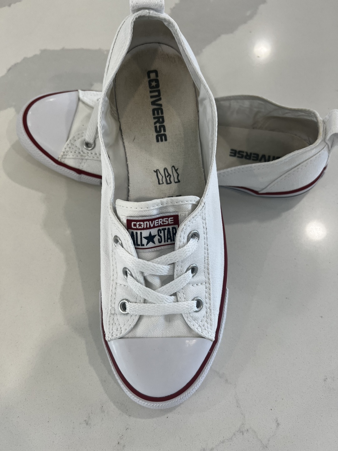 Converse All Star White Canvas Slip-On Shoes - photo 2
