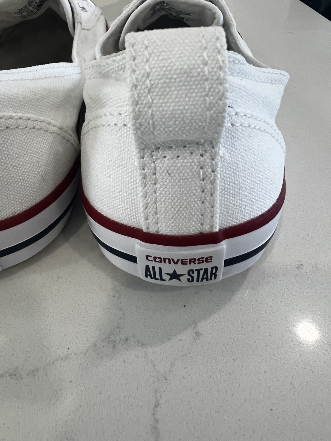Converse All Star White Canvas Slip-On Shoes - photo 3