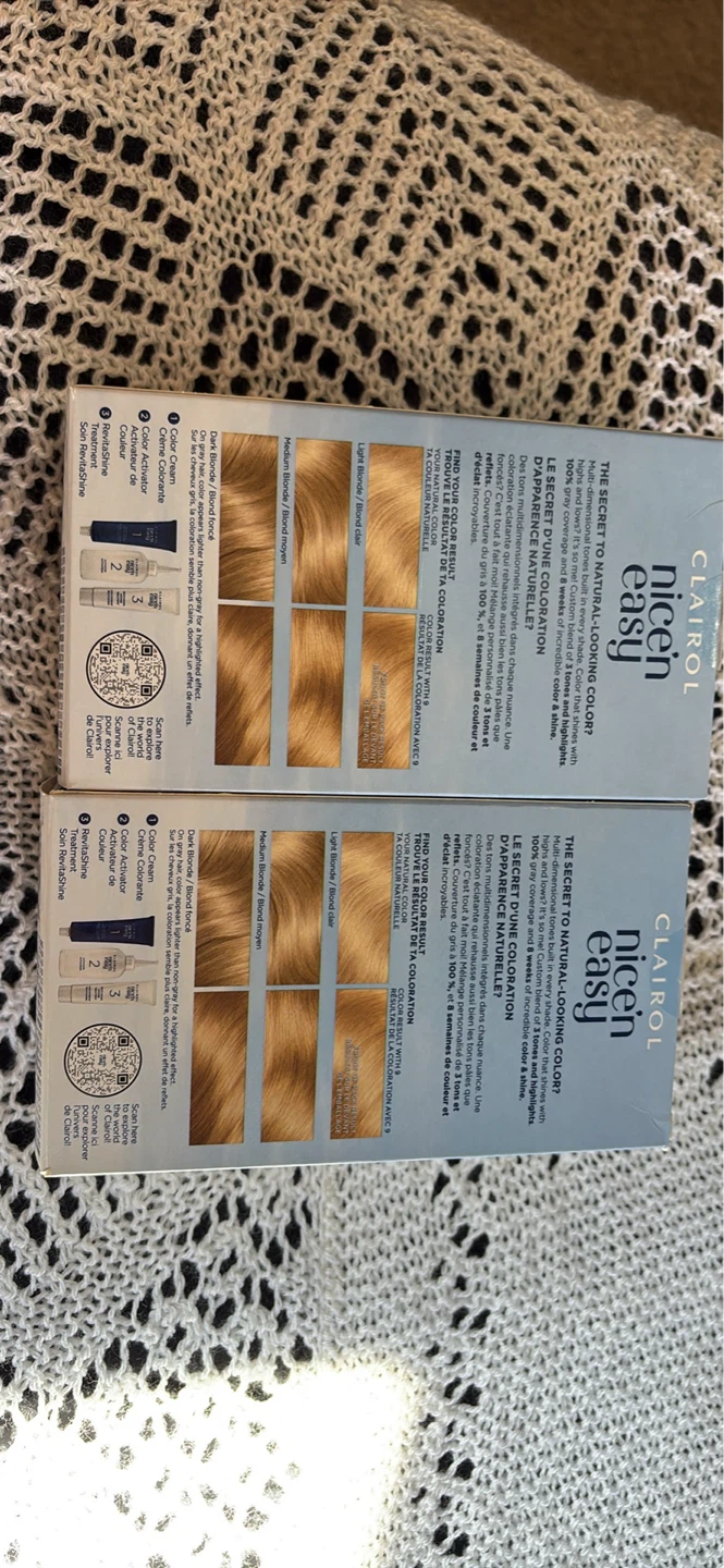 Clairol Nice 'n Easy Hair Colour 9 Light Blonde (2 Boxes) - photo 3