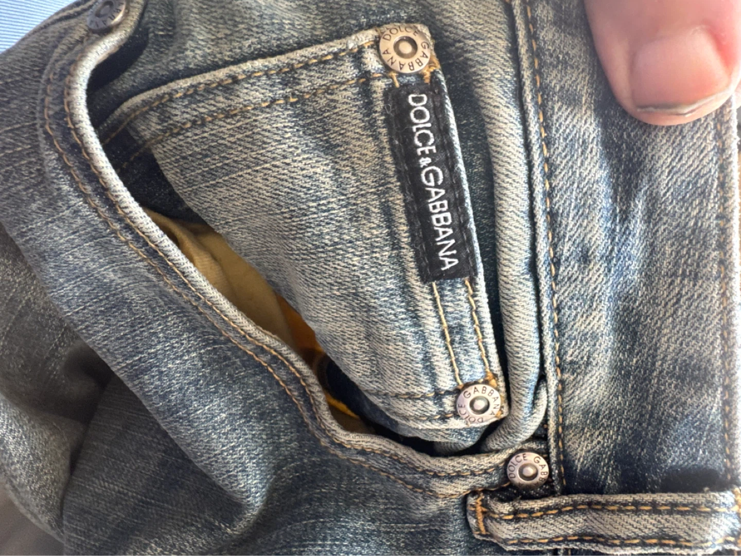 Dolce & Gabbana Blue Wash Denim Jeans Size 34 - photo 4