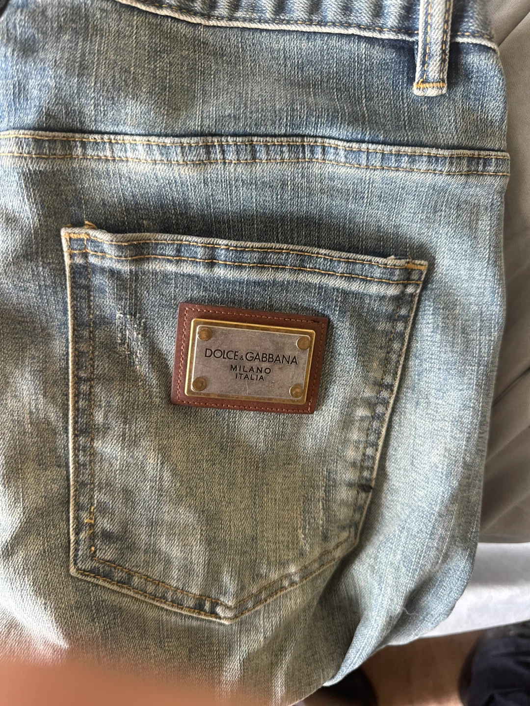 Dolce & Gabbana Blue Wash Denim Jeans Size 34