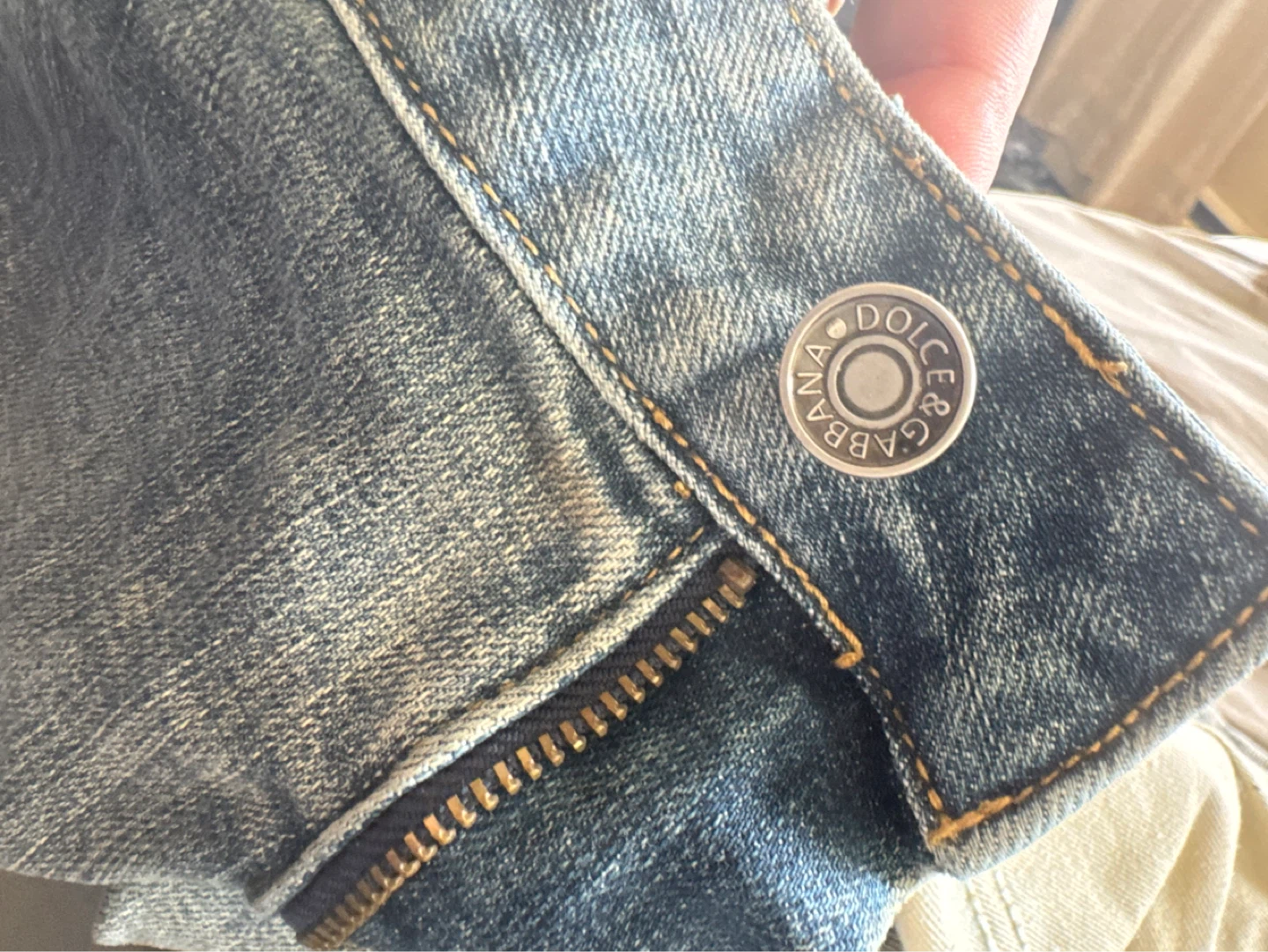 Dolce & Gabbana Blue Wash Denim Jeans Size 34 - photo 3