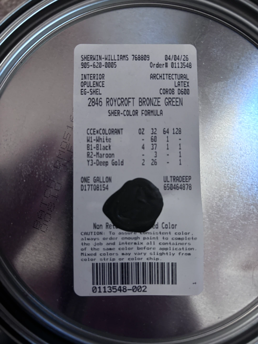Sherwin-Williams Opulence Paint - Roycroft Bronze Green - photo 2