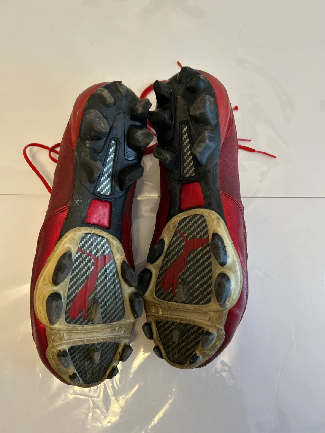Puma v1.10 FG Soccer Cleats Red - photo 2