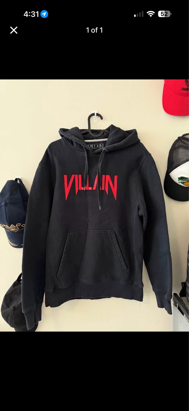 Villain Black Hoodie