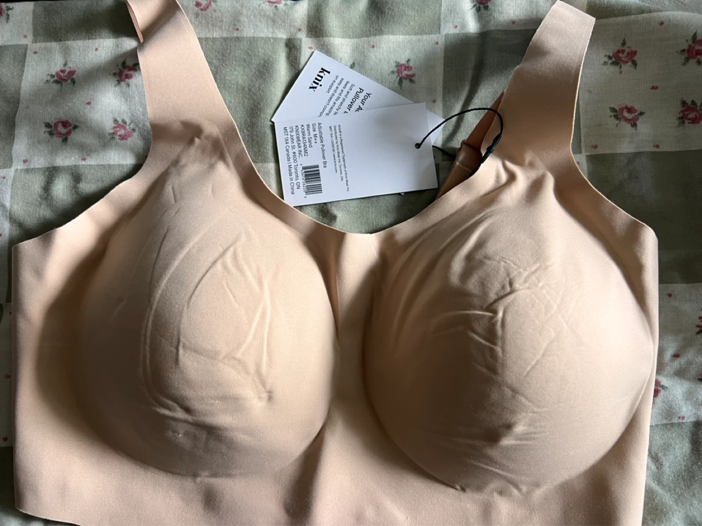 Knix Seamless Lounge Bra Nude M