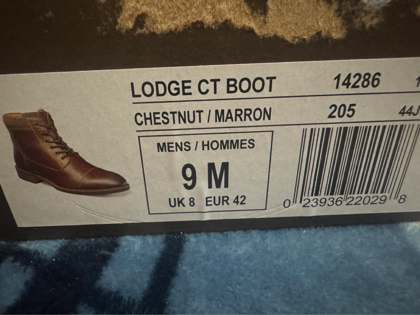 Men's Lodge CT Boot - Chestnut - Size 9M