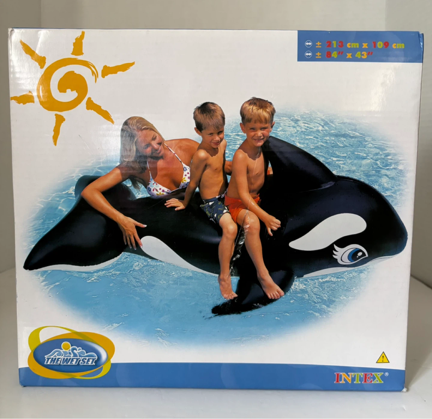 Intex Wet Set 2002 Inflatable Whale Ride On 84"X43" New In Box