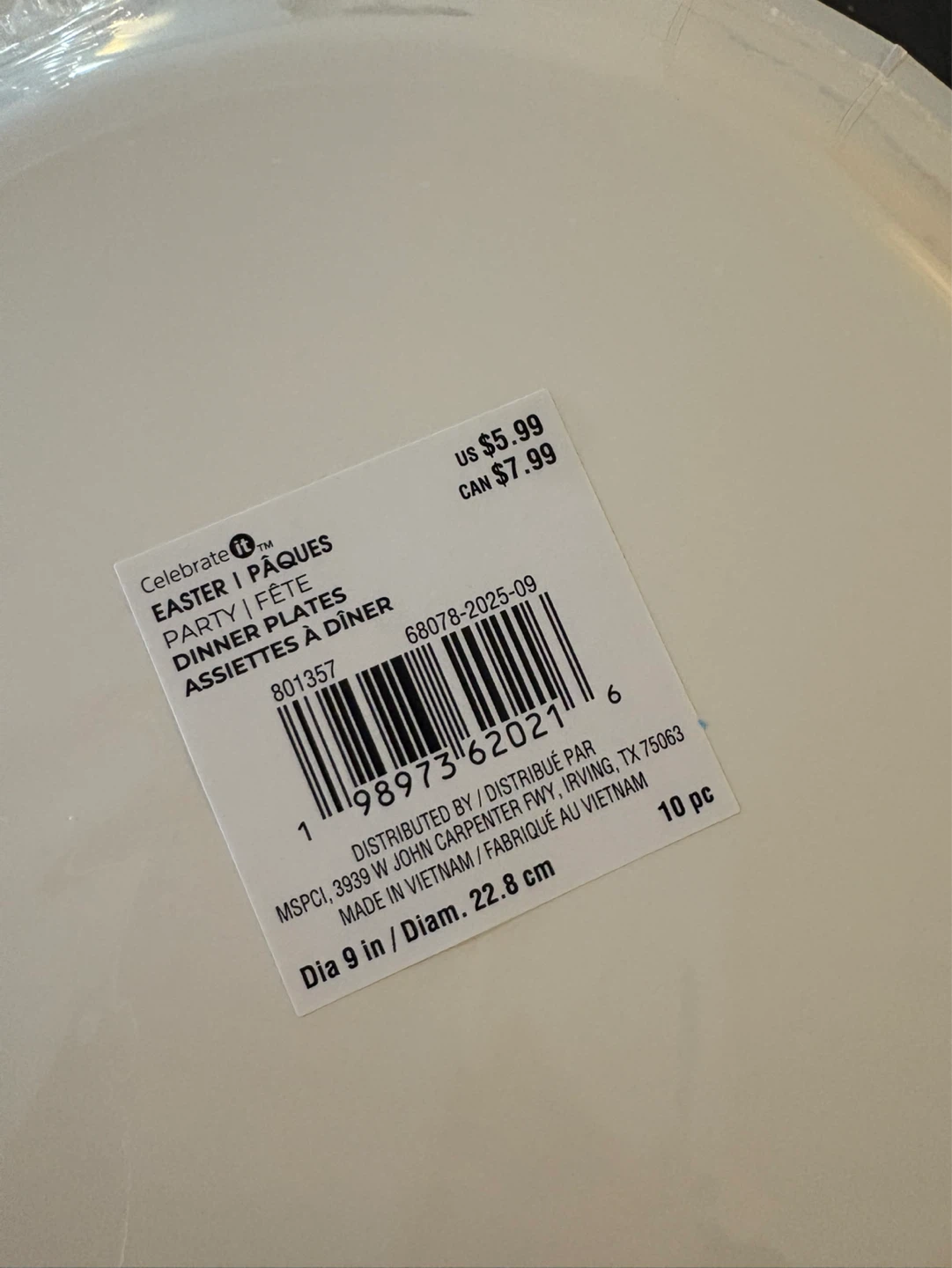 Celebrate It Easter Dinner Plates - 10 pc - photo 2