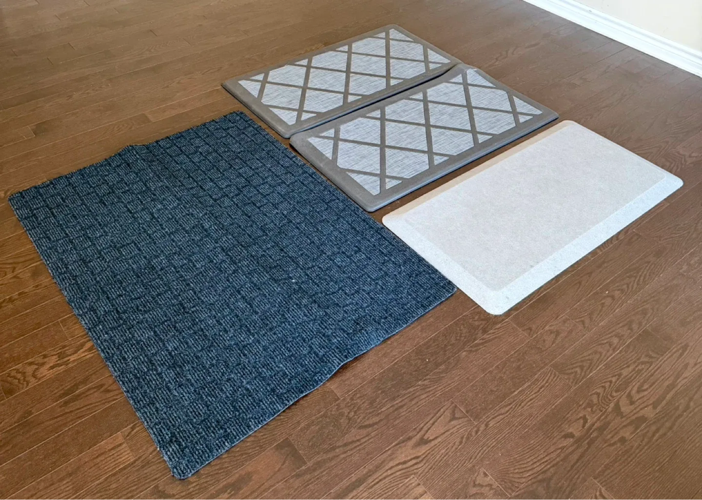 4 Assorted Doormats and Anti-Fatigue Mats
