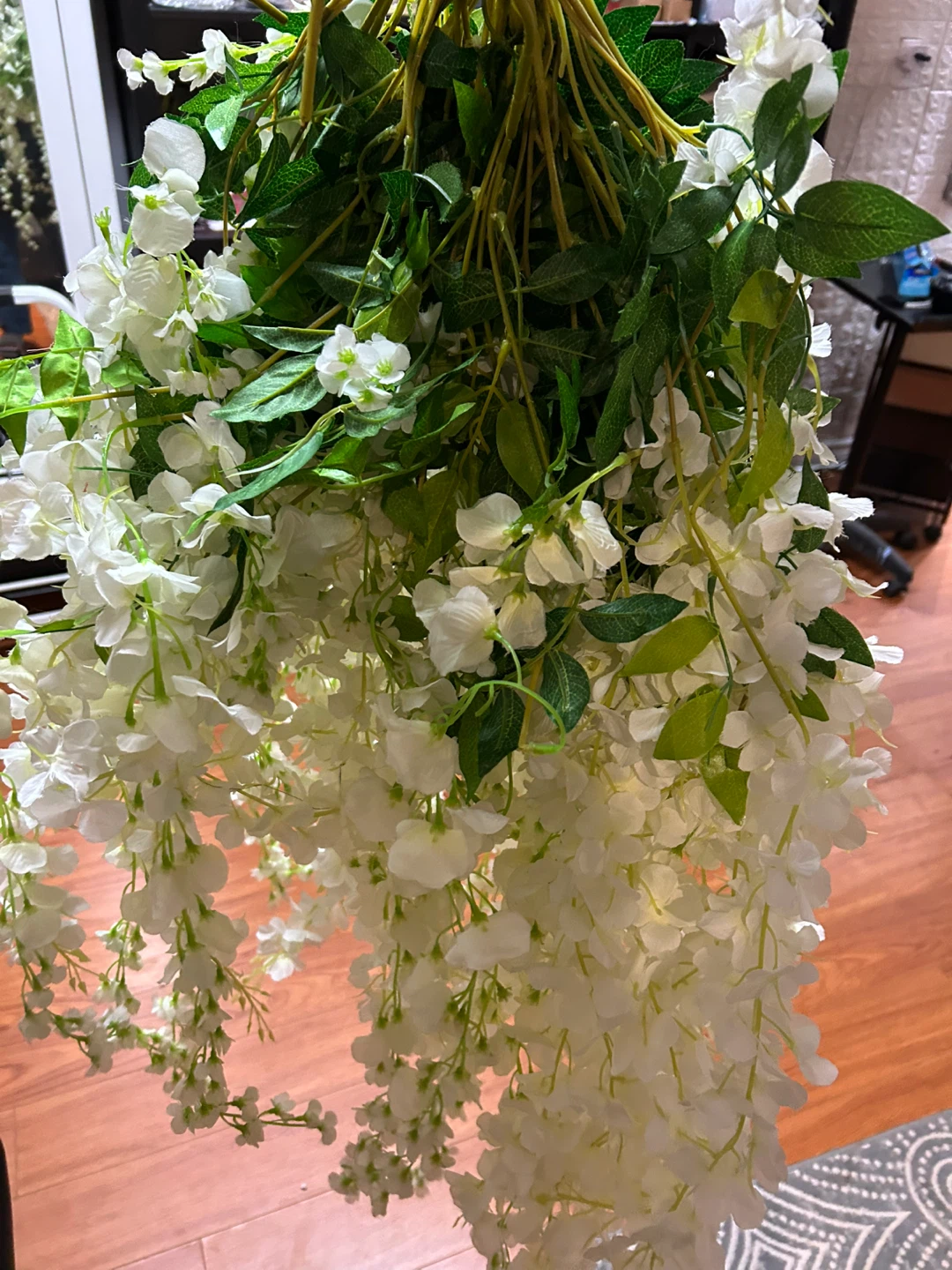 Artificial Wisteria Flowers Garland - photo 3