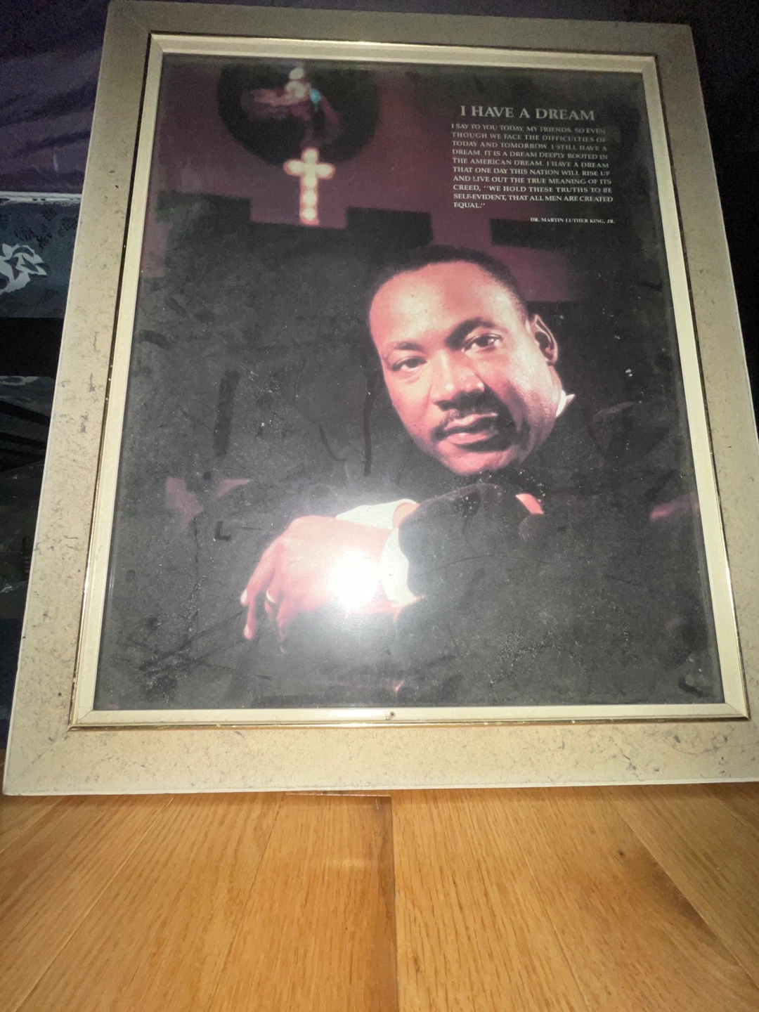 Framed Martin Luther King Jr. "I Have a Dream" Print - photo 2