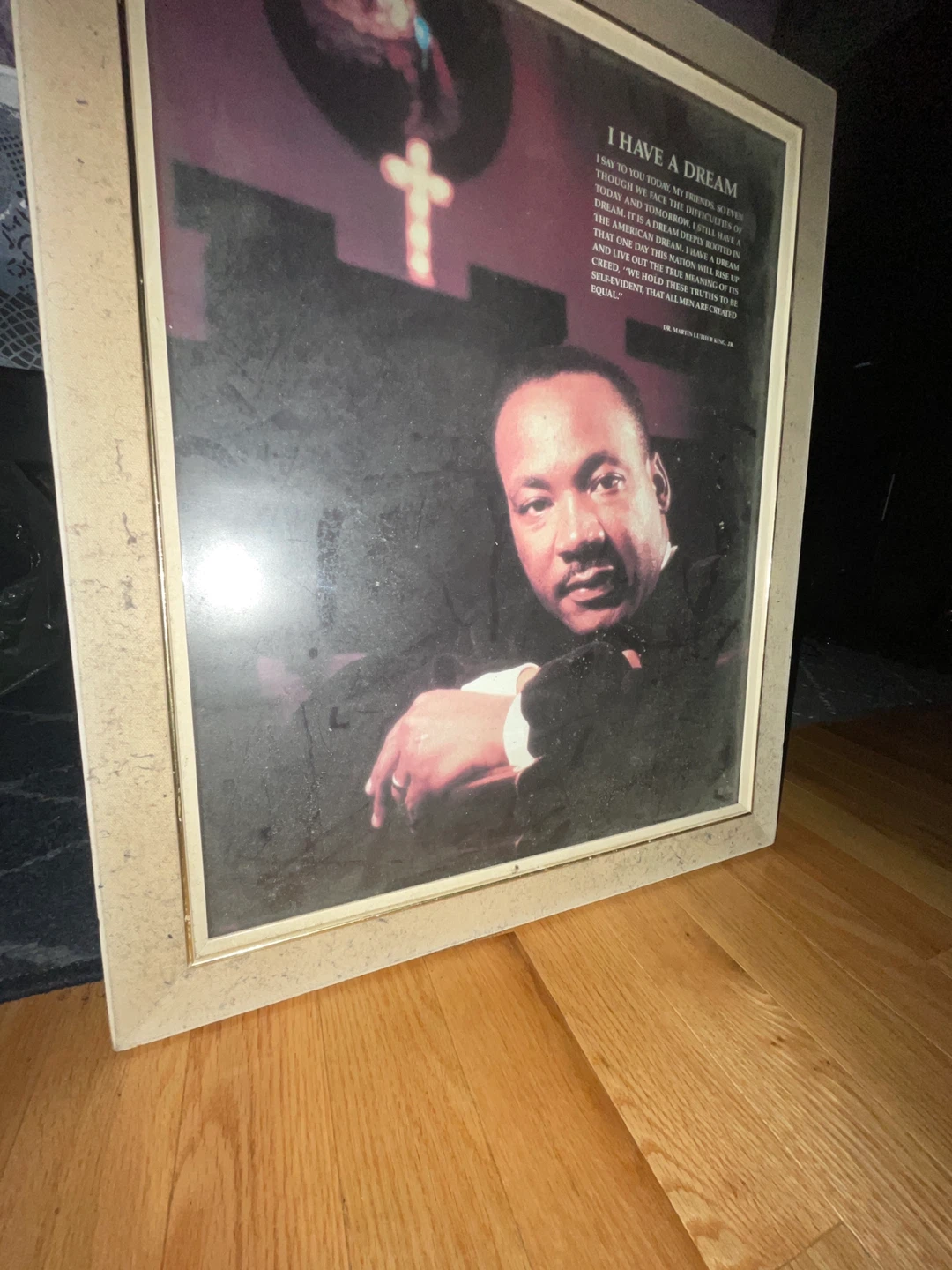 Framed Martin Luther King Jr. "I Have a Dream" Print - photo 3