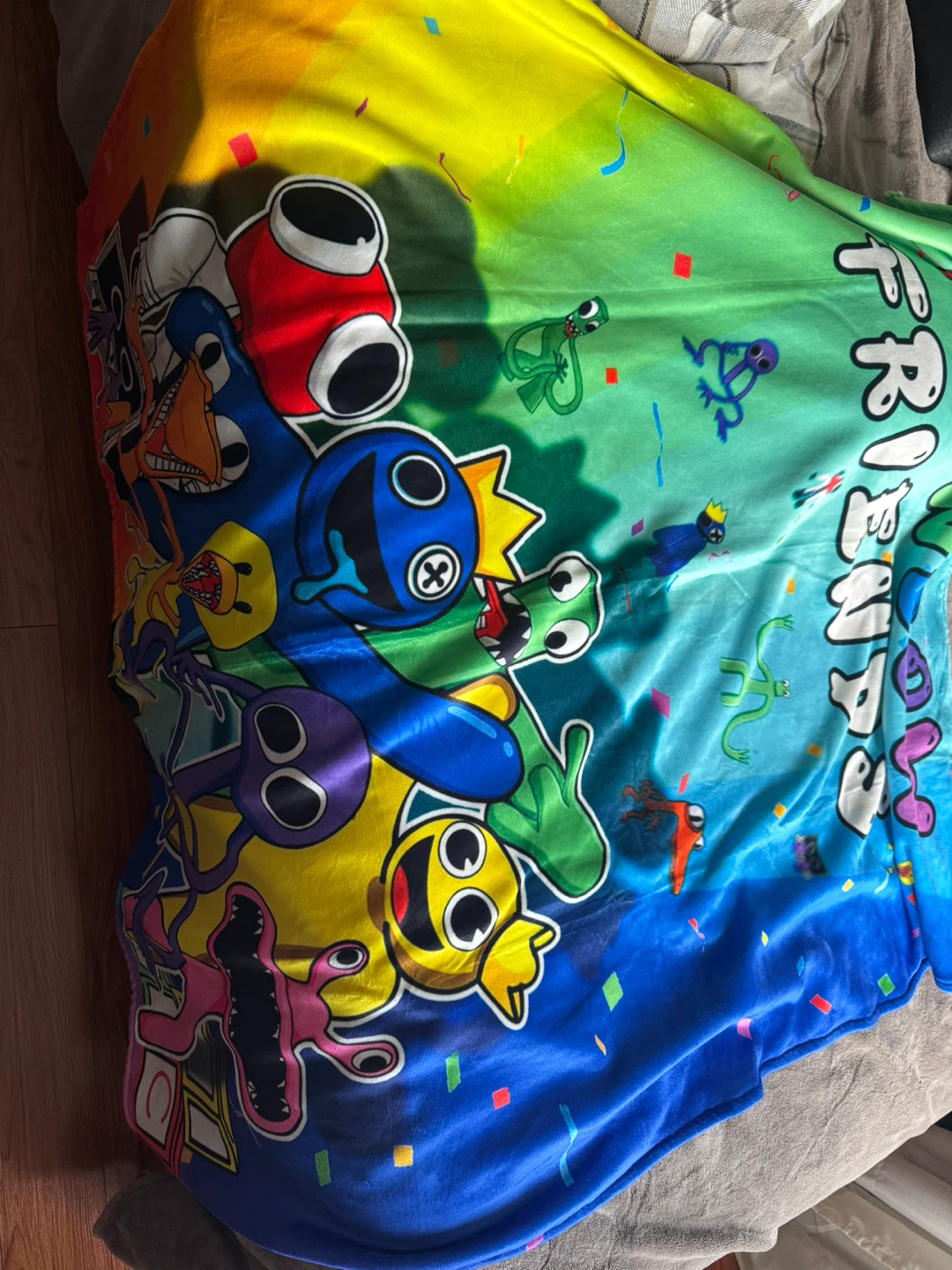 Rainbow Friends Throw Blanket