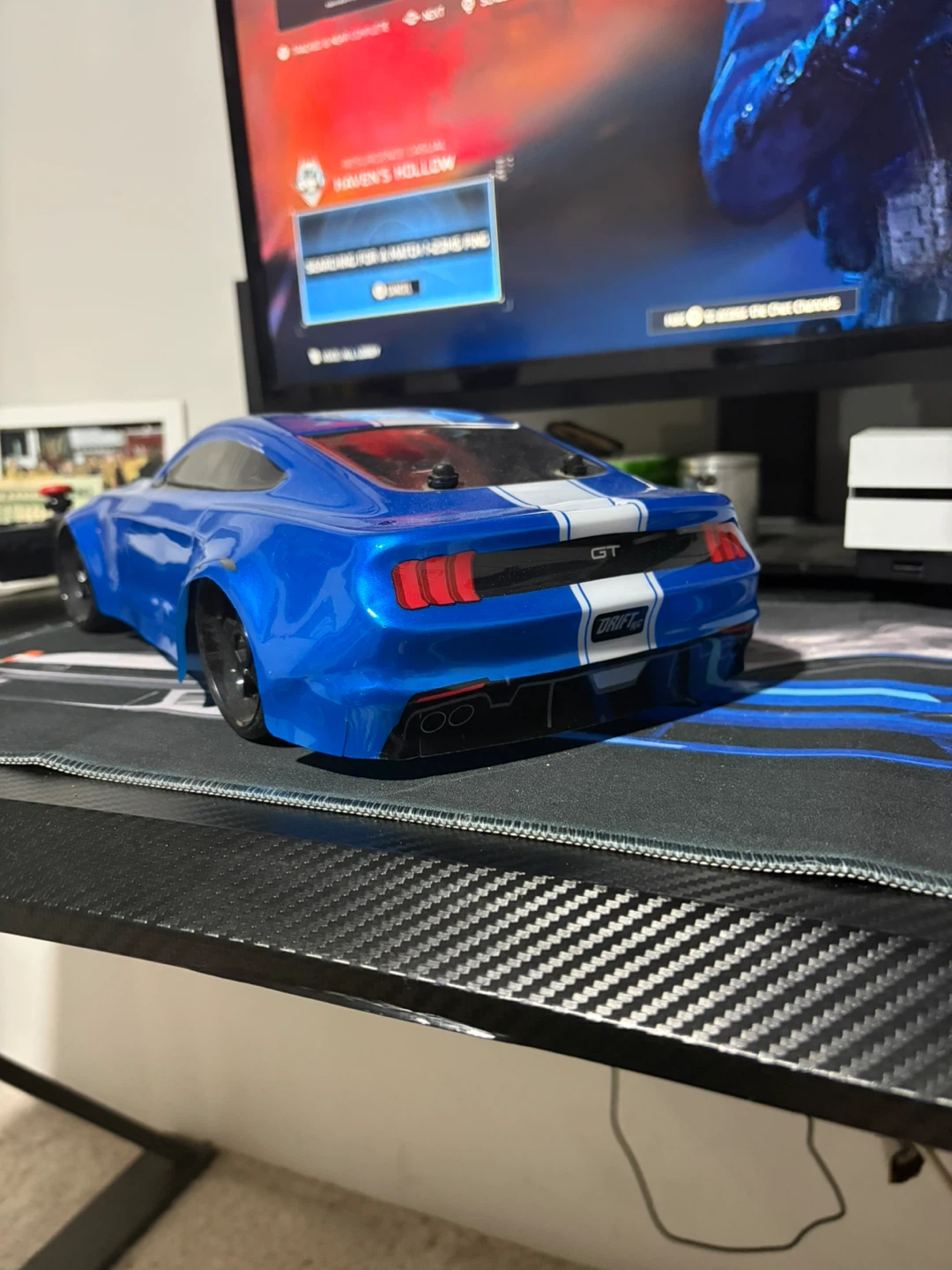 Blue RC Drift Car with Remote Control - photo 2