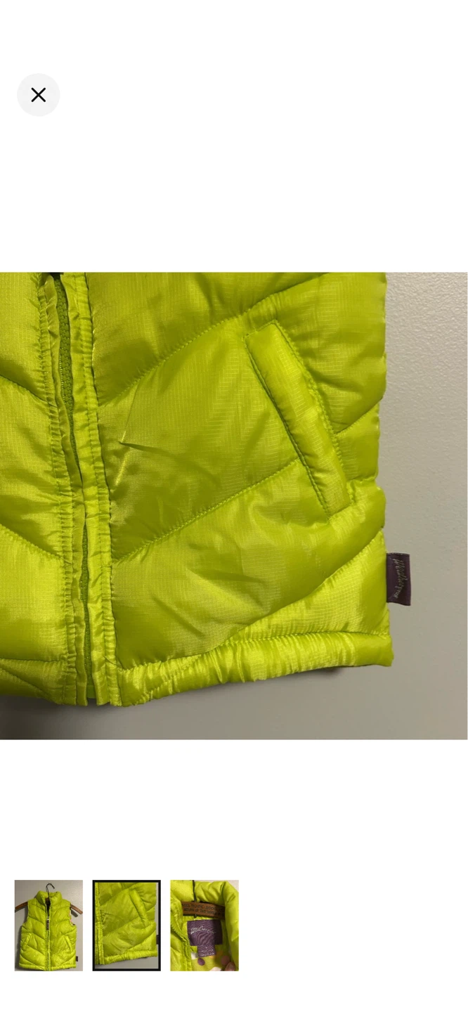 Weatherproof Puffer Vest - Lime Green - Size 4 - photo 2