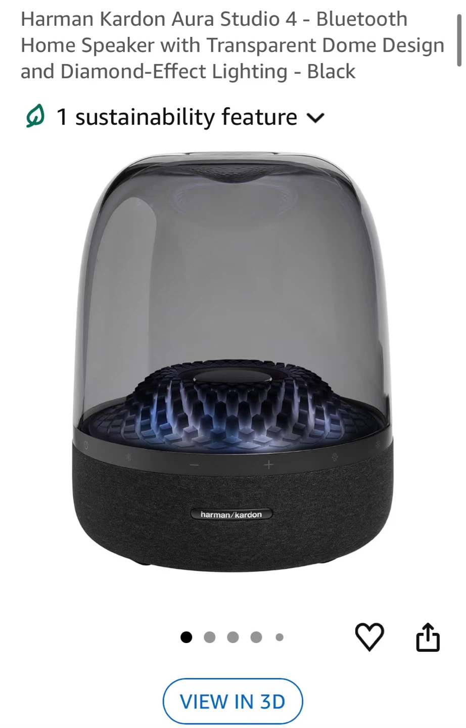 Harman Kardon Aura Studio 4 Bluetooth Speaker