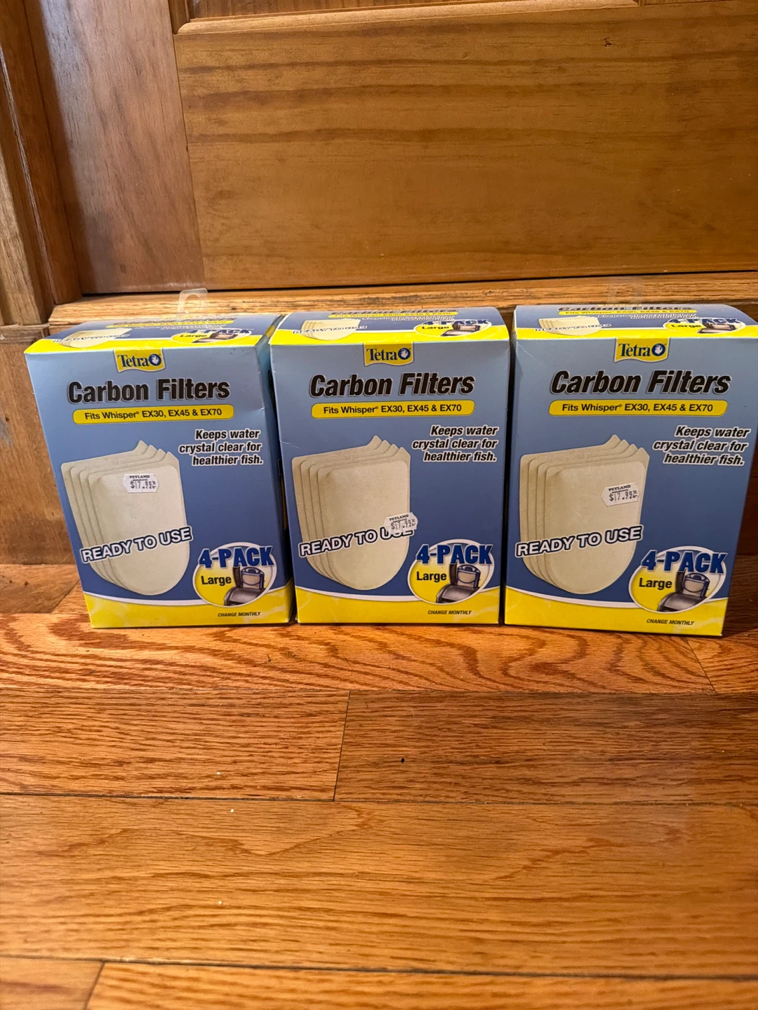 Tetra Carbon Filters for Whisper,4-packs)