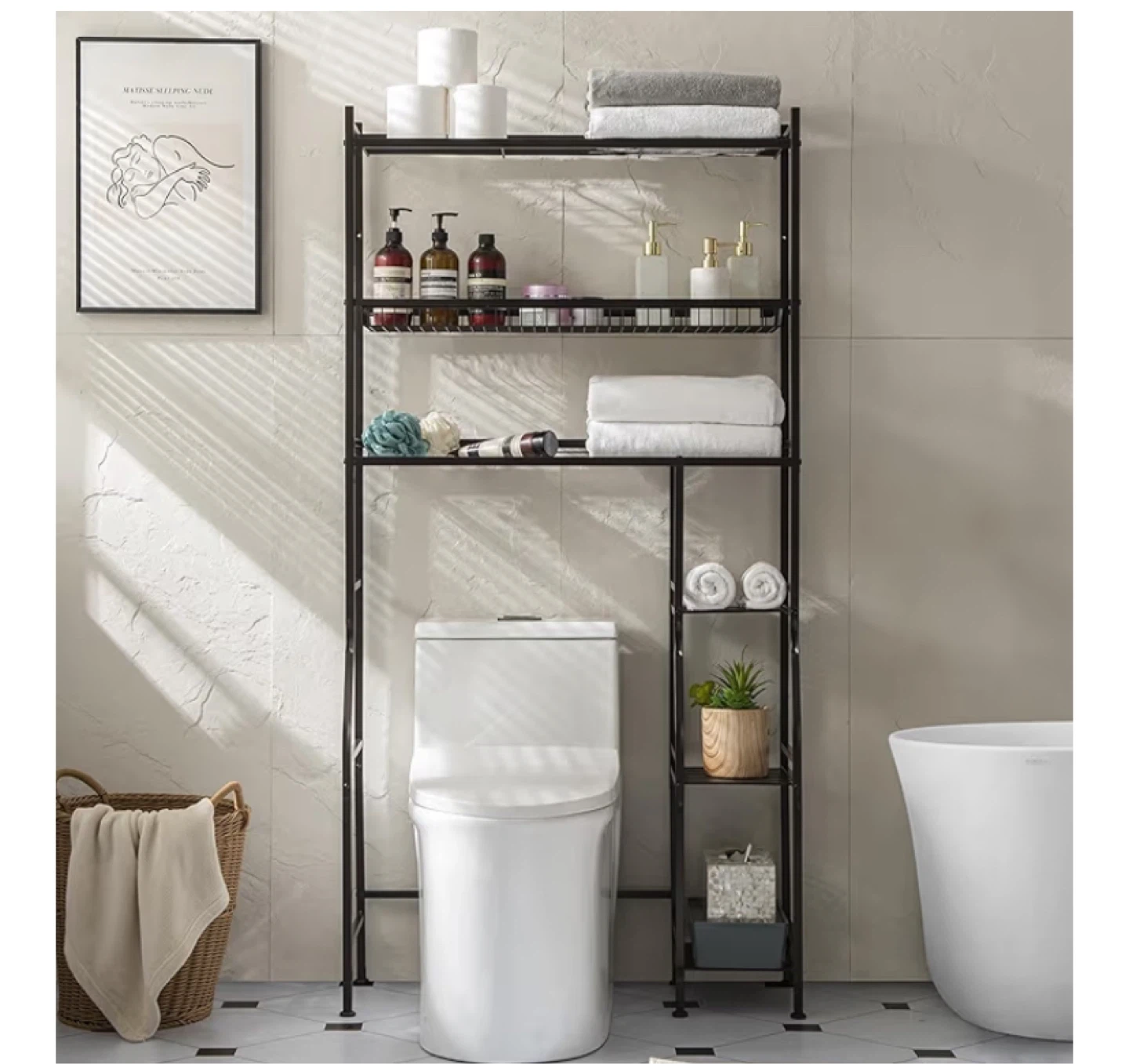 Over-the-Toilet Storage Shelf
