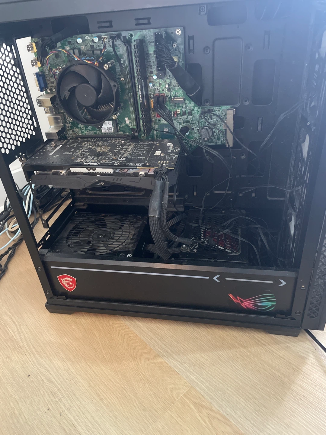 Black ATX Mid-Tower Computer Case - photo 2