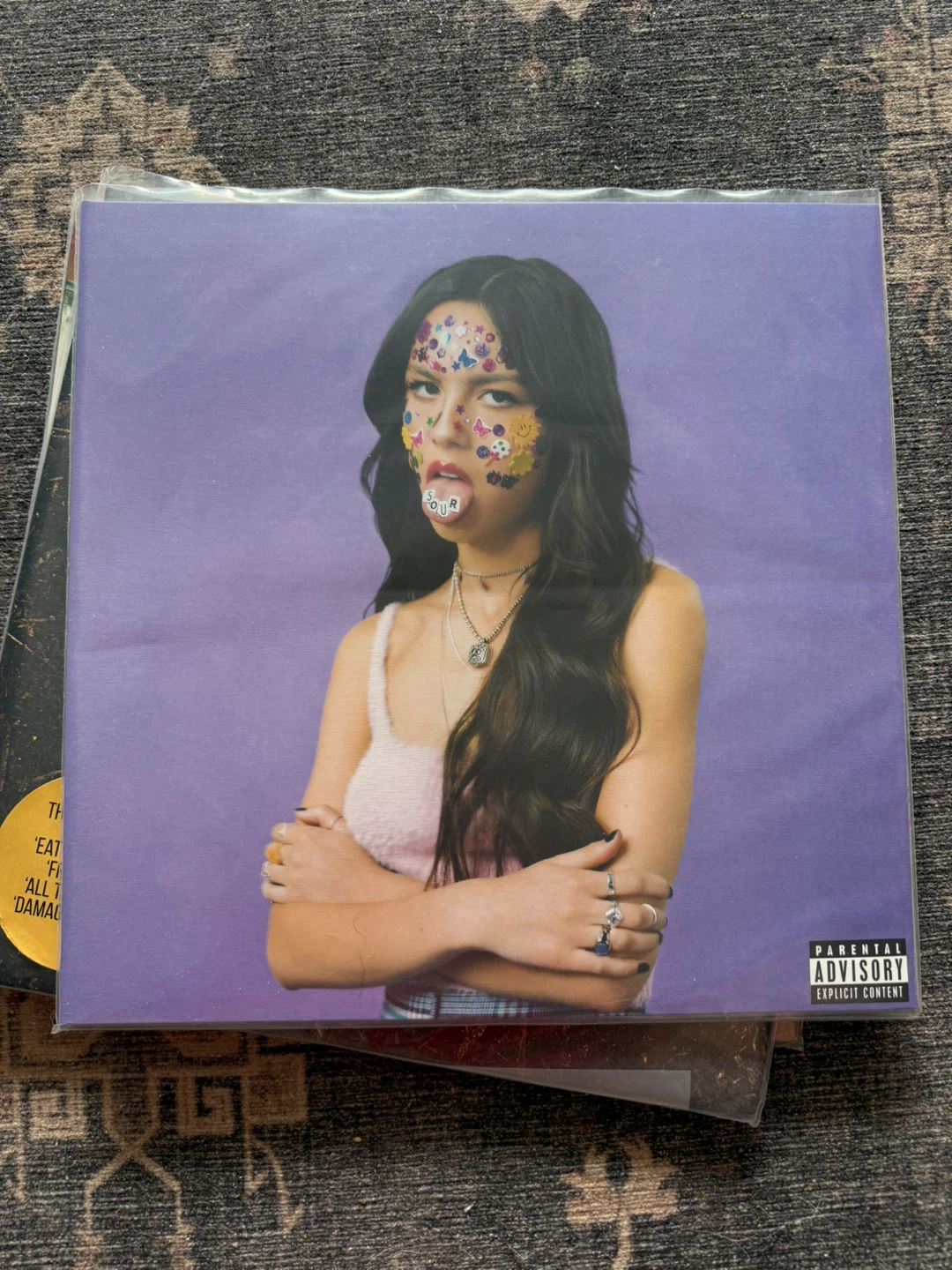 Olivia Rodrigo ‘Sour,’ on standard black LP