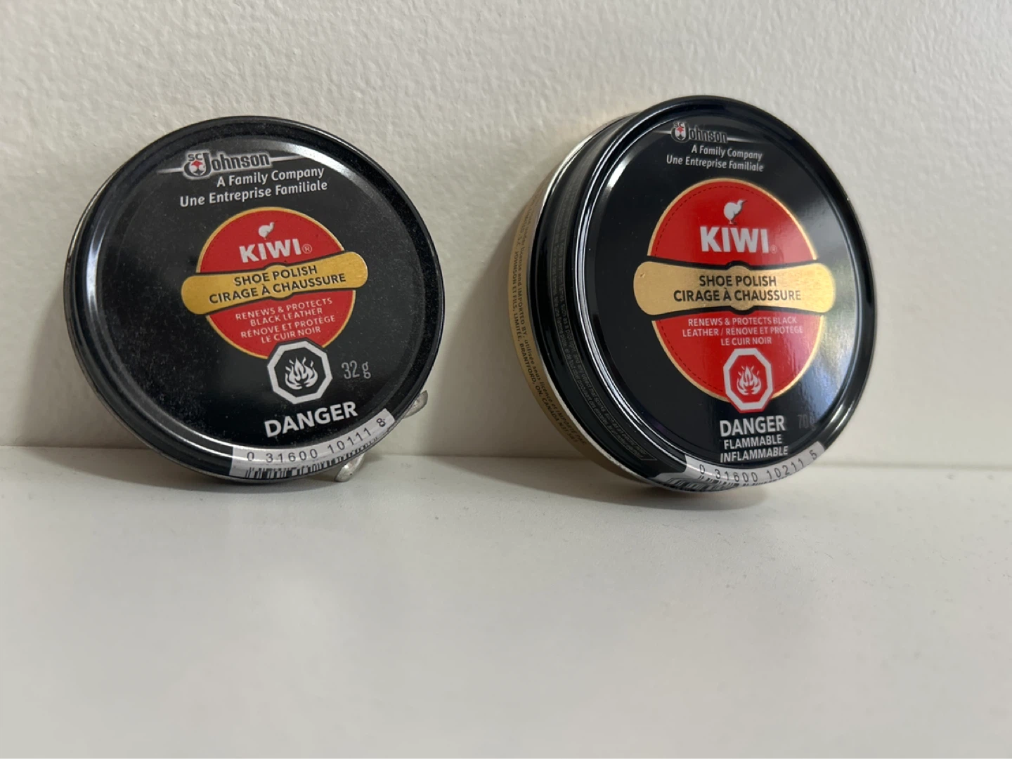 Large Black Kiwi Shoe Polish (70g Tin) - photo 2