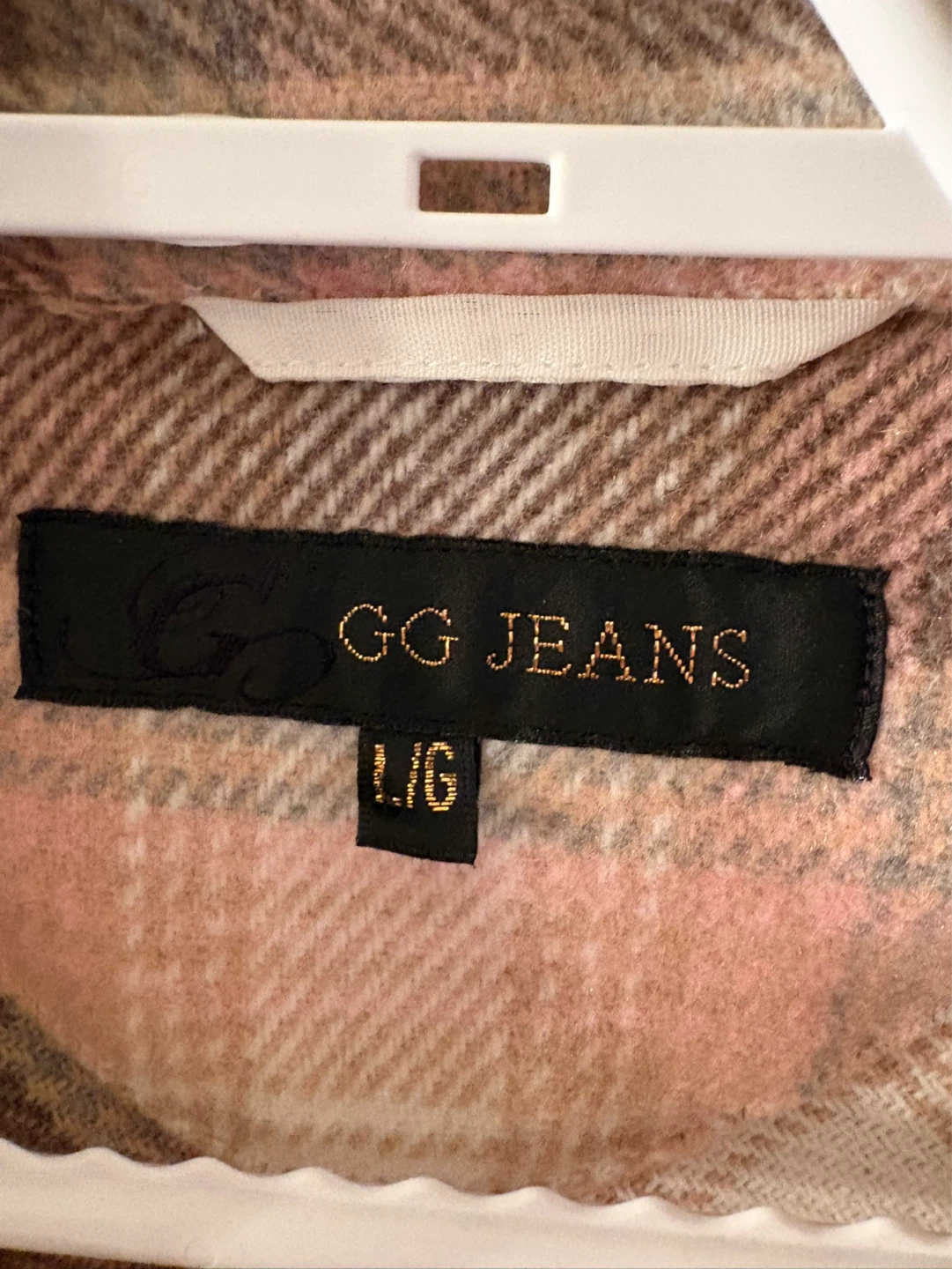 GG JEANS Plaid Flannel Shacket- Size L - photo 5