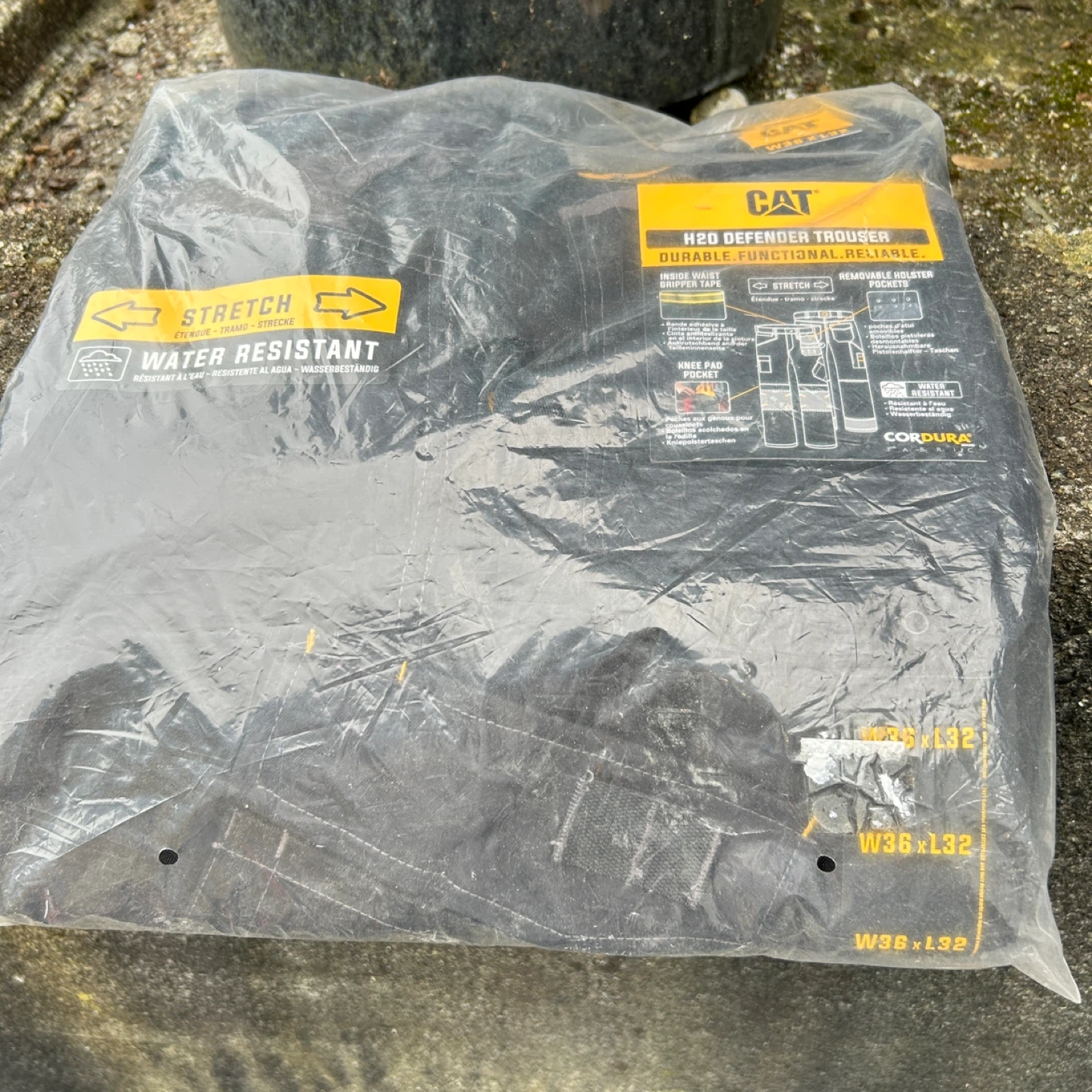 CAT H20 Defender Trouser W36 x L32 Black