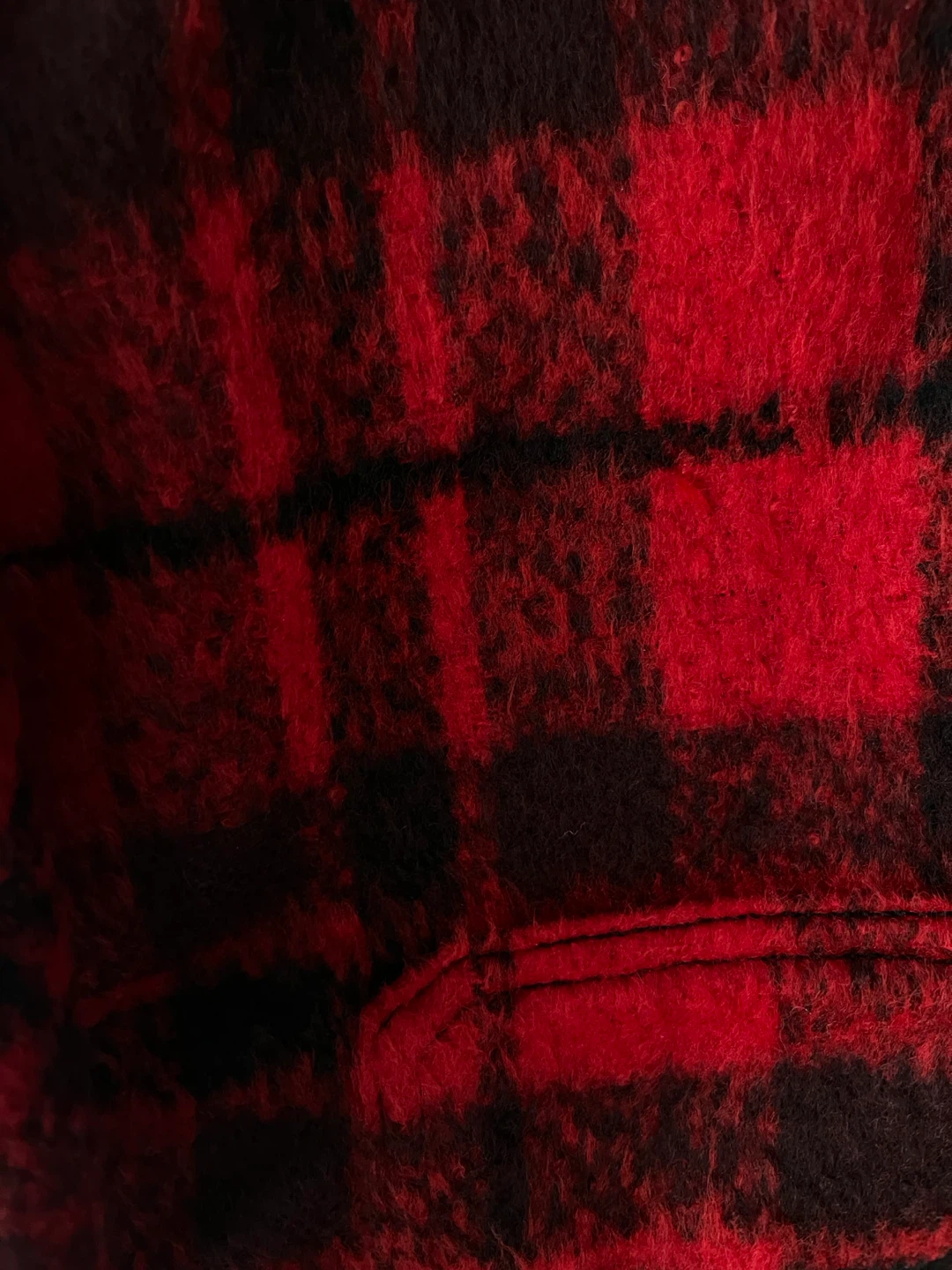 Men's Plaid Flannel Shirt Jacket with Sherpa Lining - photo 3