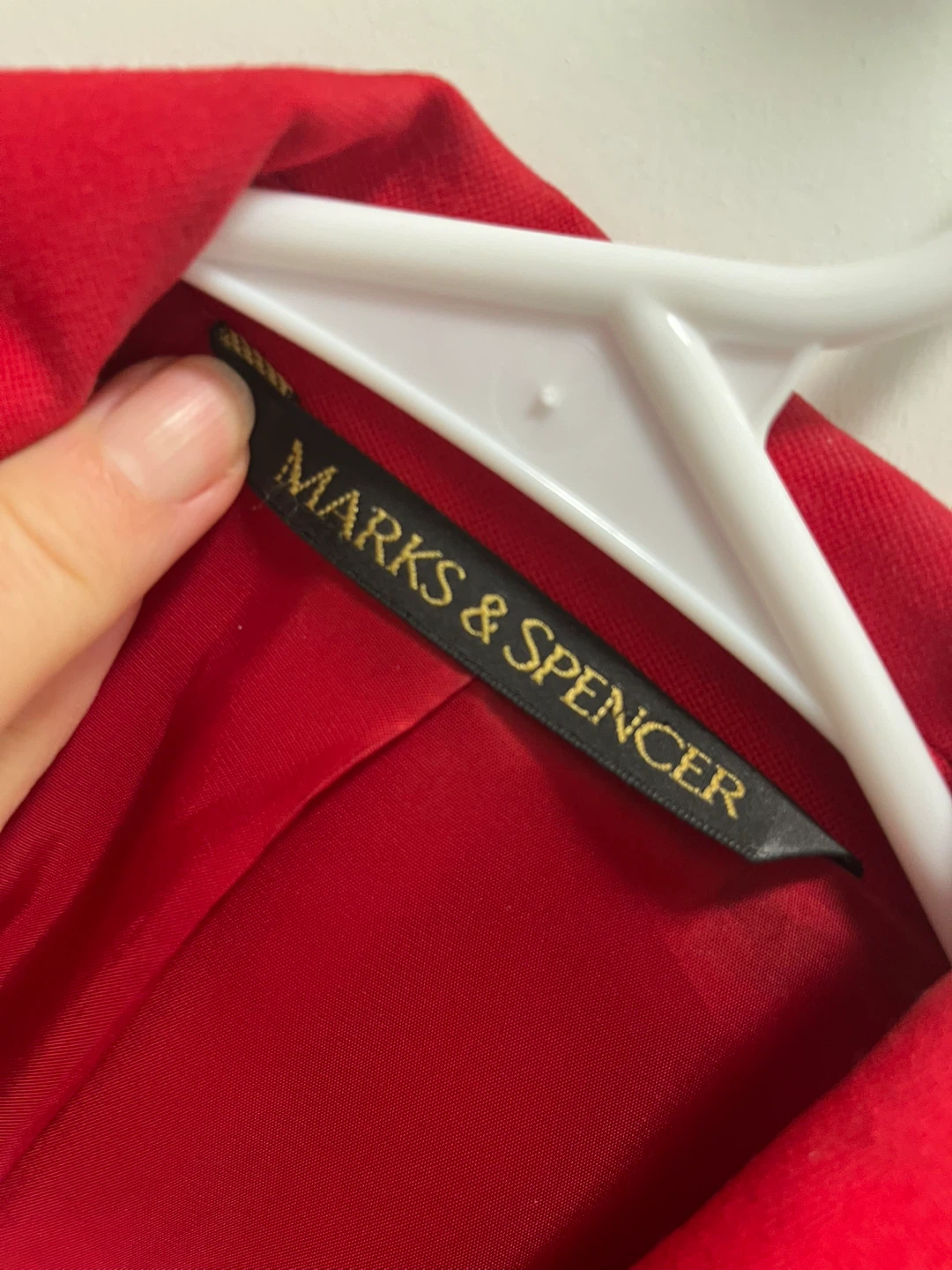 Marks & Spencer Red Double-Breasted Blazer - Size 12 - photo 4
