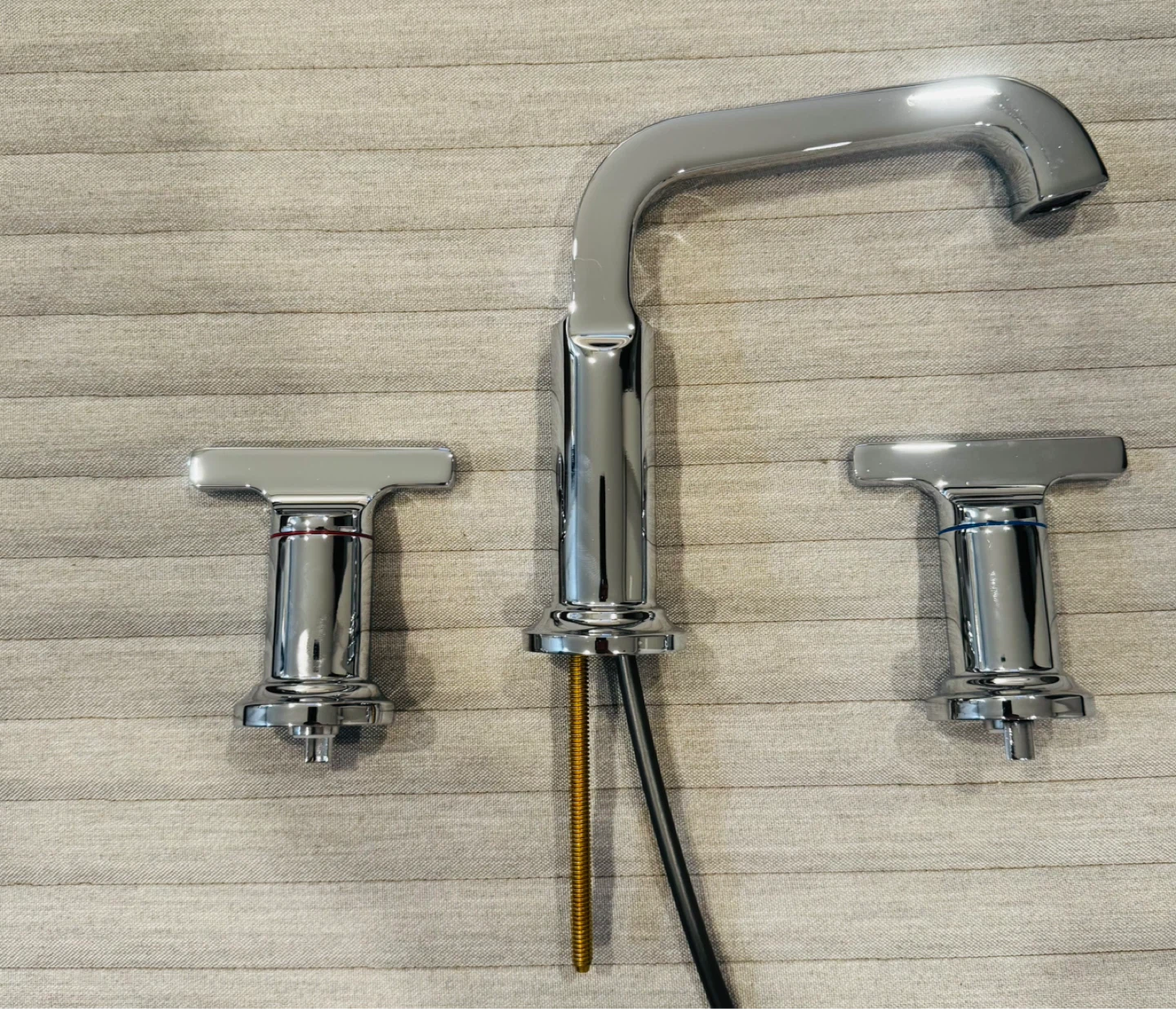 Brand New Delta Tetra Two Handle Bathroom Faucet - Chrome