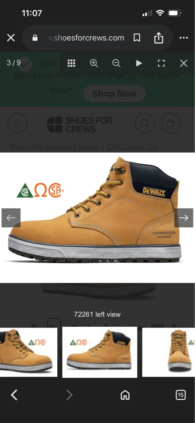 Stanley Men's CSA Boot - Tan, Size 13 - photo 5
