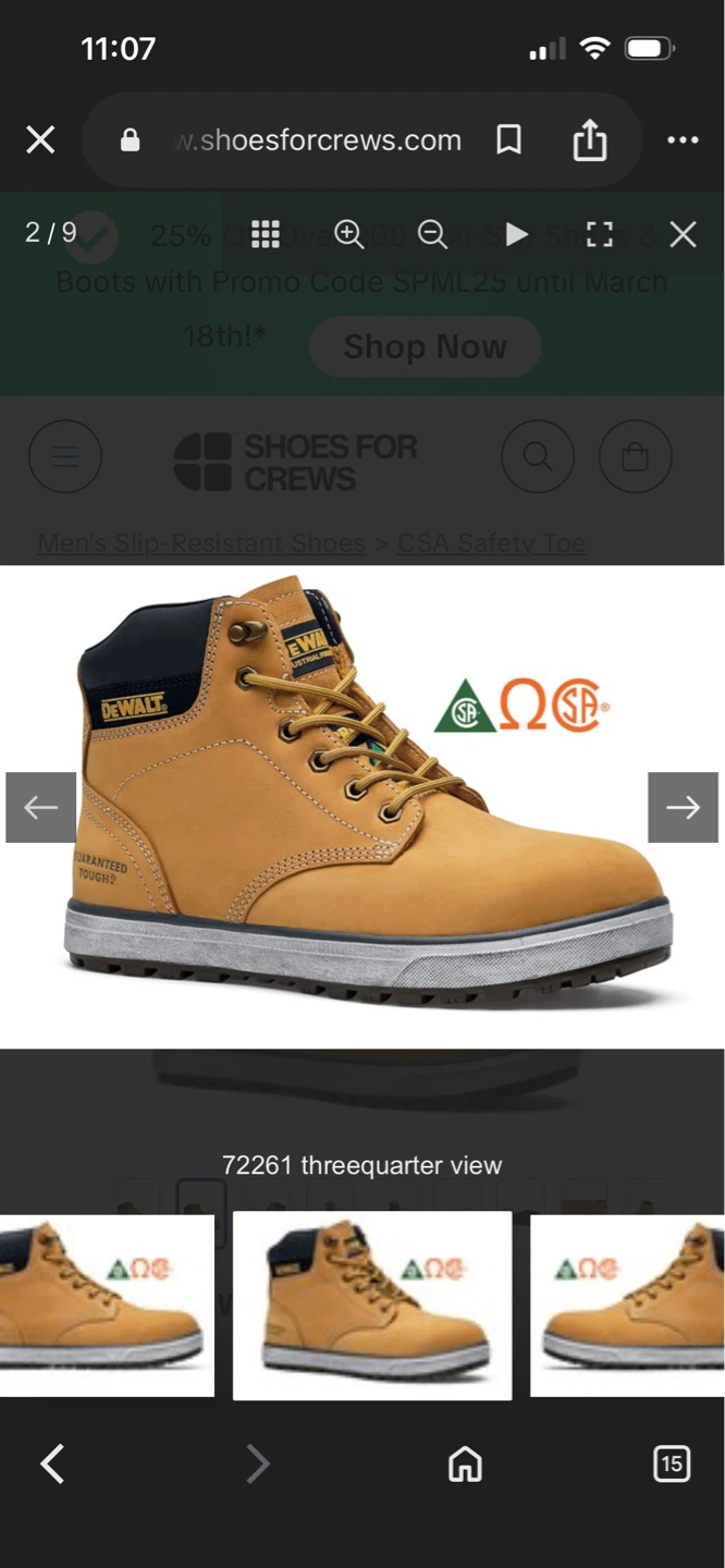 Stanley Men's CSA Boot - Tan, Size 13 - photo 2