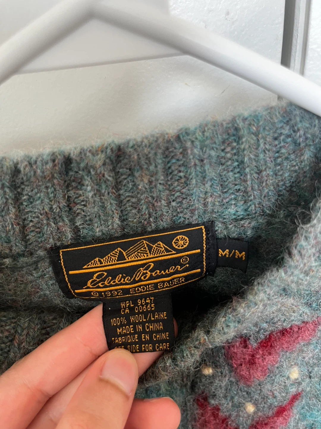 Eddie Bauer 1992 Wool Sweater M/M - photo 2