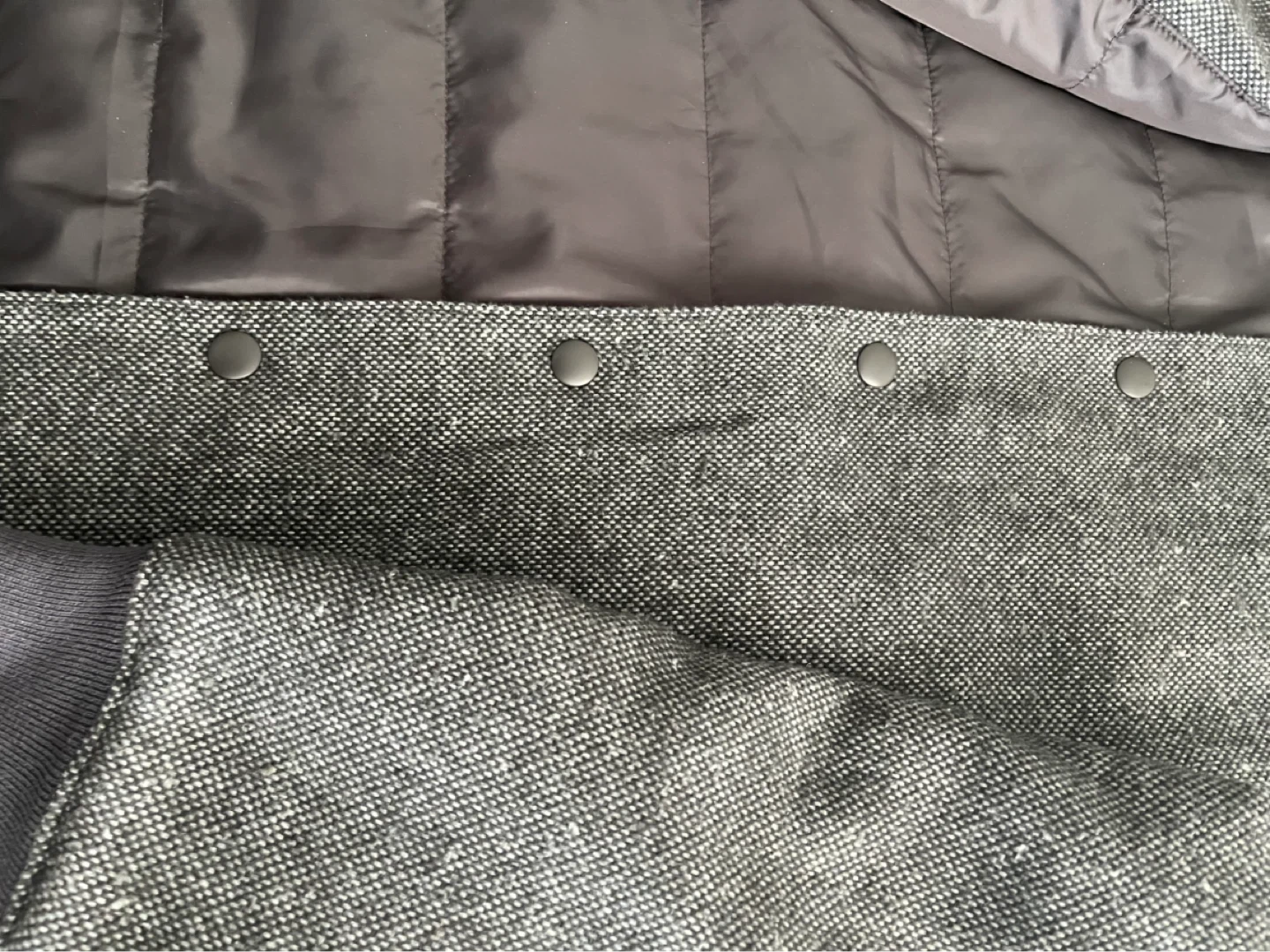 Old Navy Men's Grey Bomber Jacket Size L - photo 4
