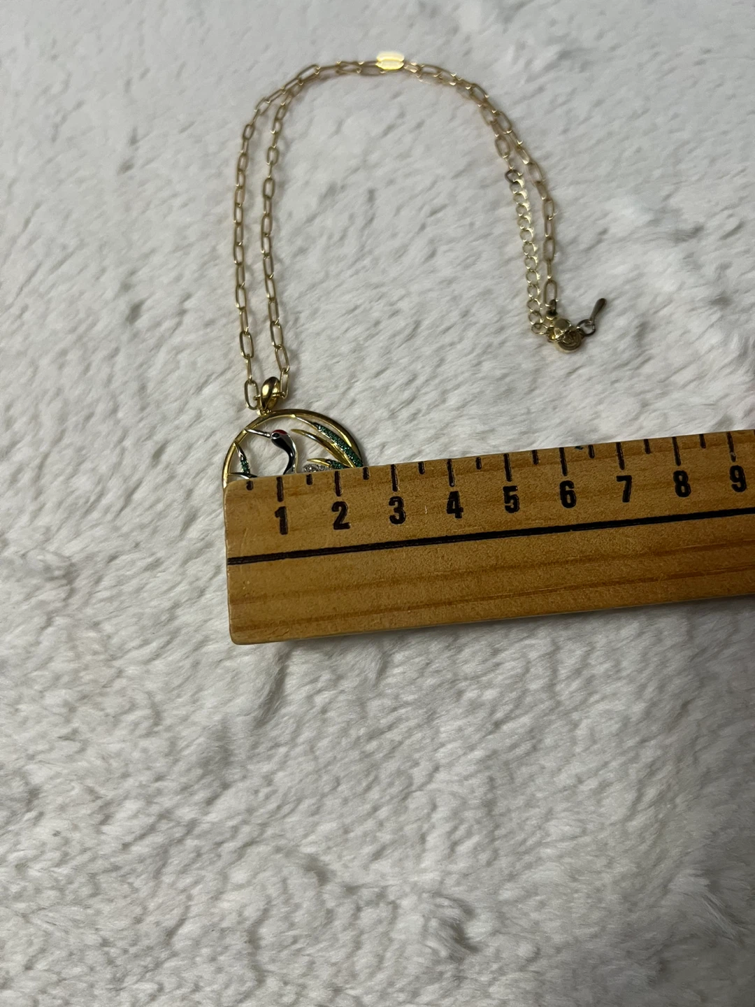 Crane Pendant Necklace - photo 3