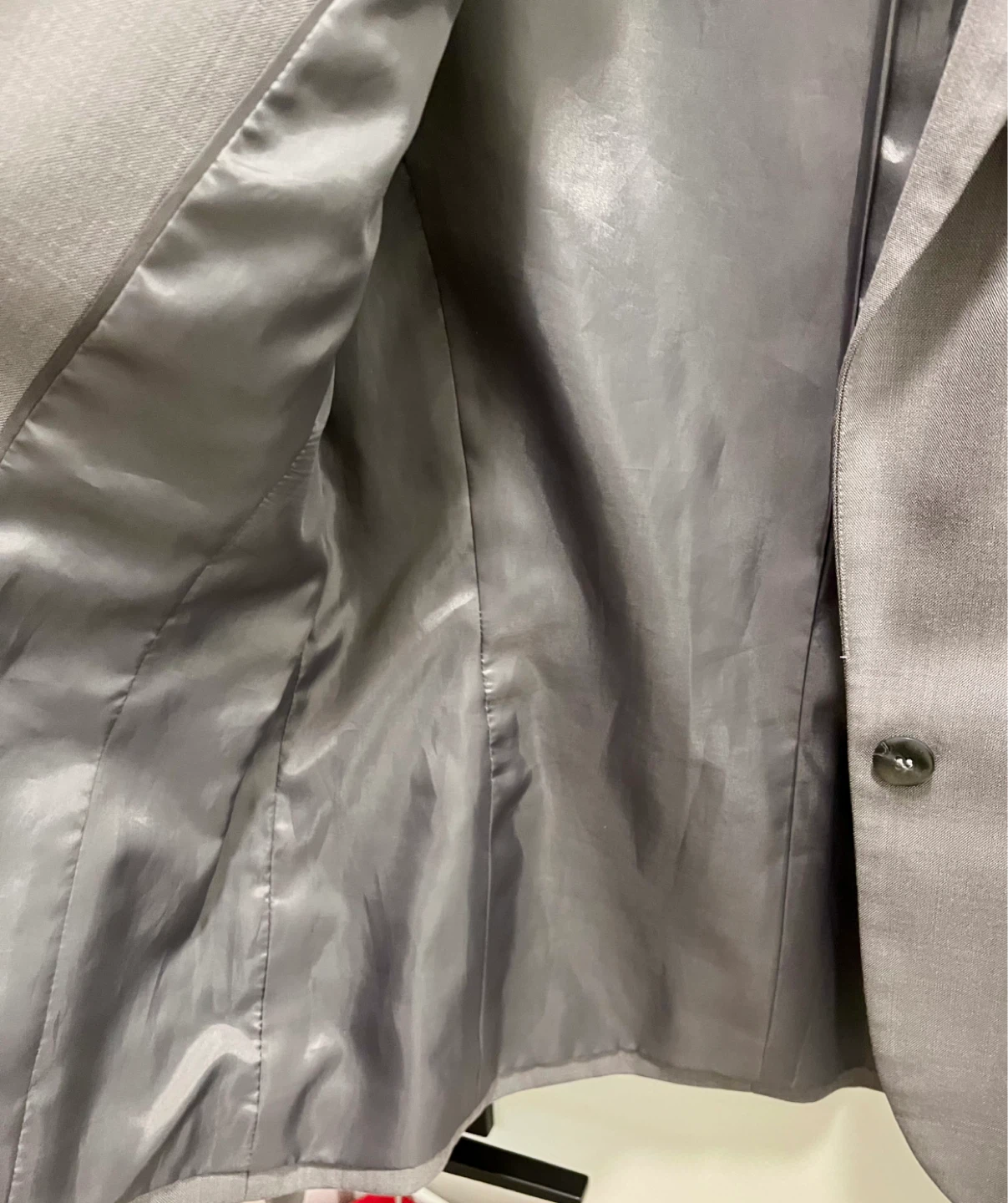 Calvin Klein Grey Blazer Size 4 - photo 3