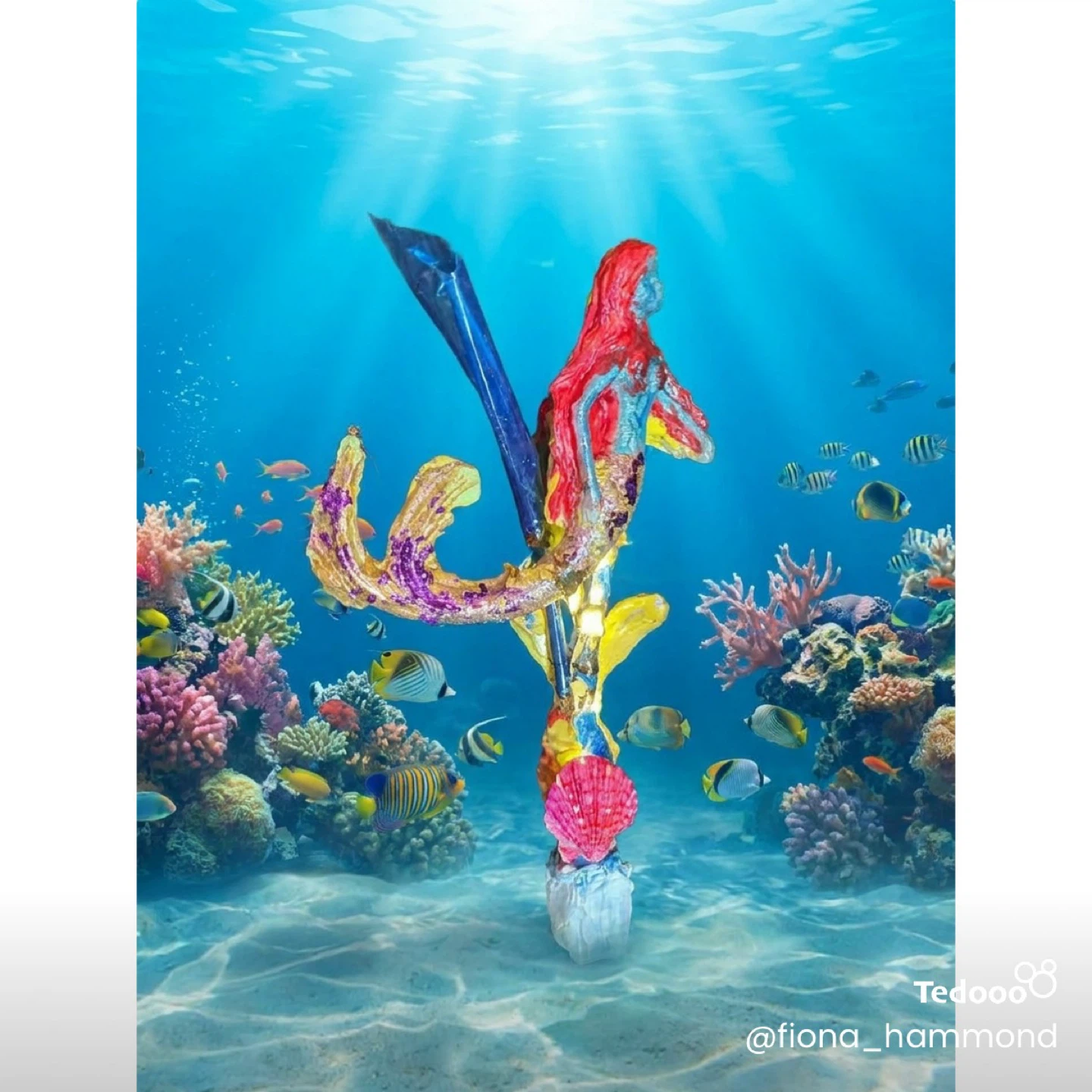 Handmade Mermaid Figurine - photo 2