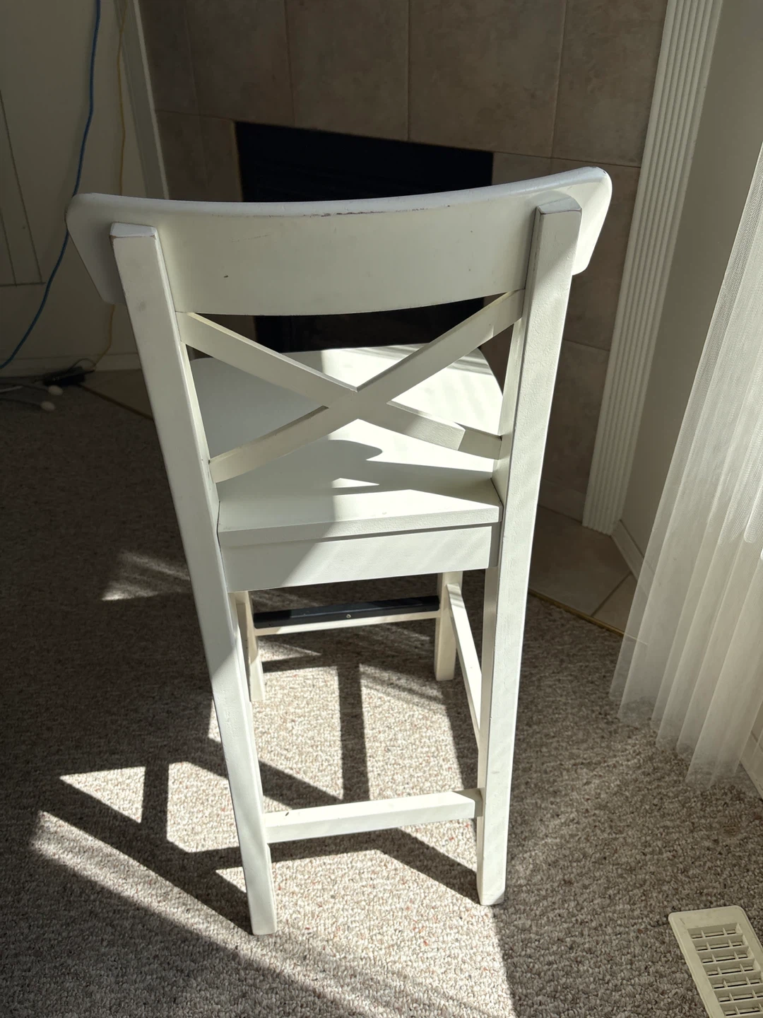 IKEA INGOLF Bar Stool - White 2 available - photo 3