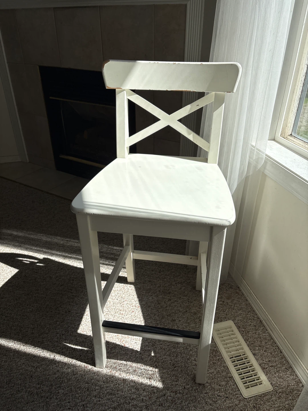IKEA INGOLF Bar Stool - White 2 available