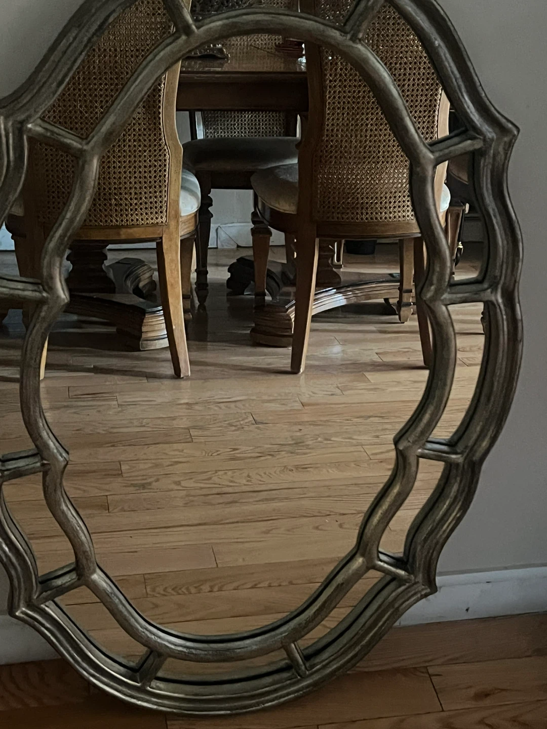Ornate Carved Gold Wall Mirror