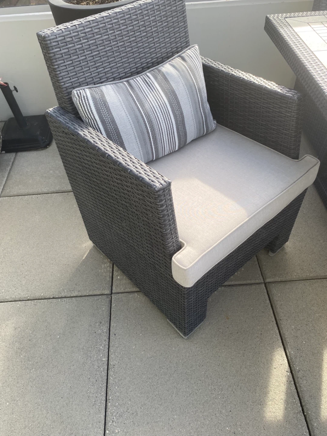 Wicker Patio Dining Set with Cushions - photo 4