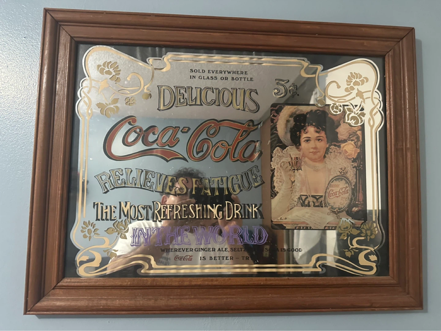 Coca-Cola "The Most Refreshing Drink In The World" Mirror - photo 3