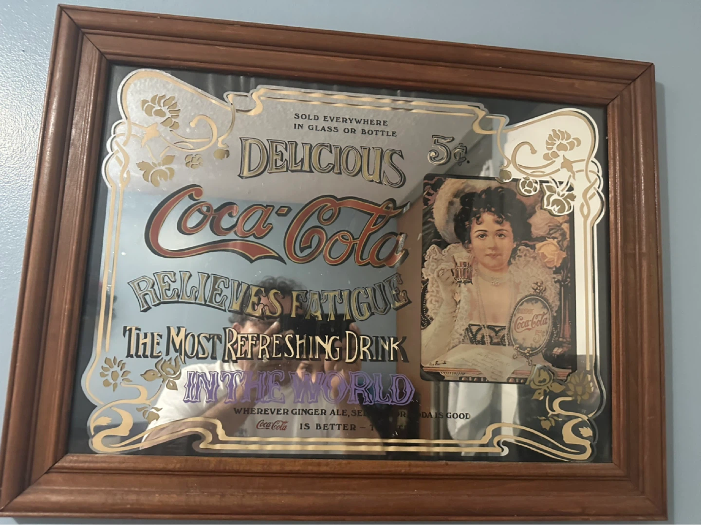 Coca-Cola "The Most Refreshing Drink In The World" Mirror - photo 2