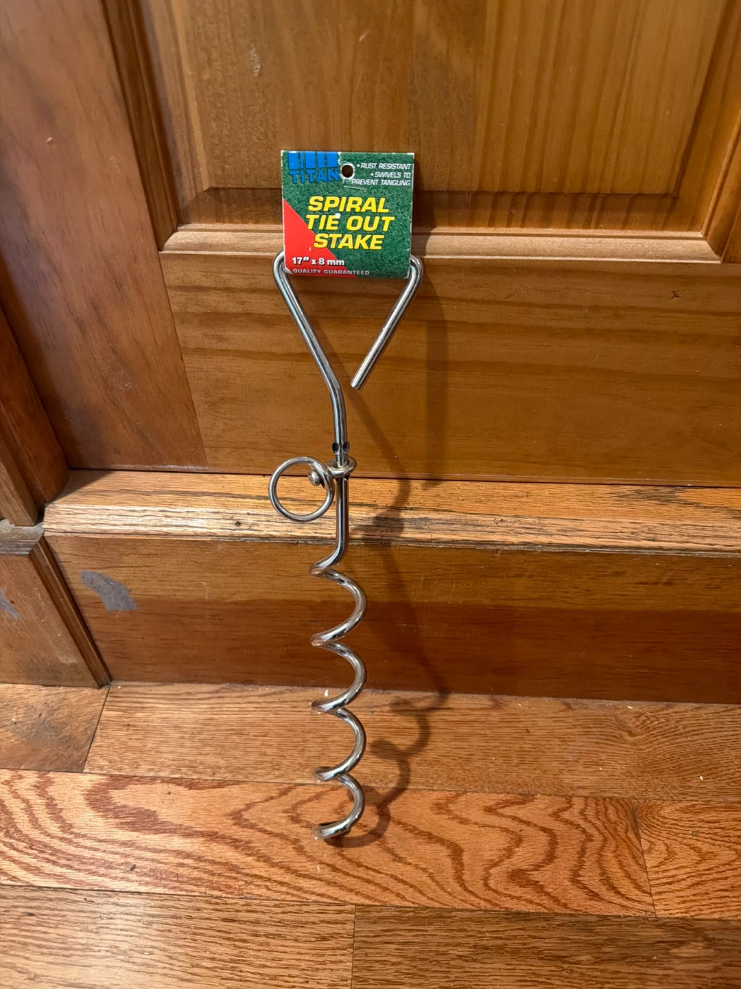 Titan Spiral Tie Out Stake - 17" x 8 mm