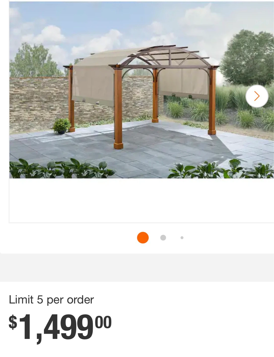 Pergola with Sling Canopy Brand new ( Read the description) - photo 2