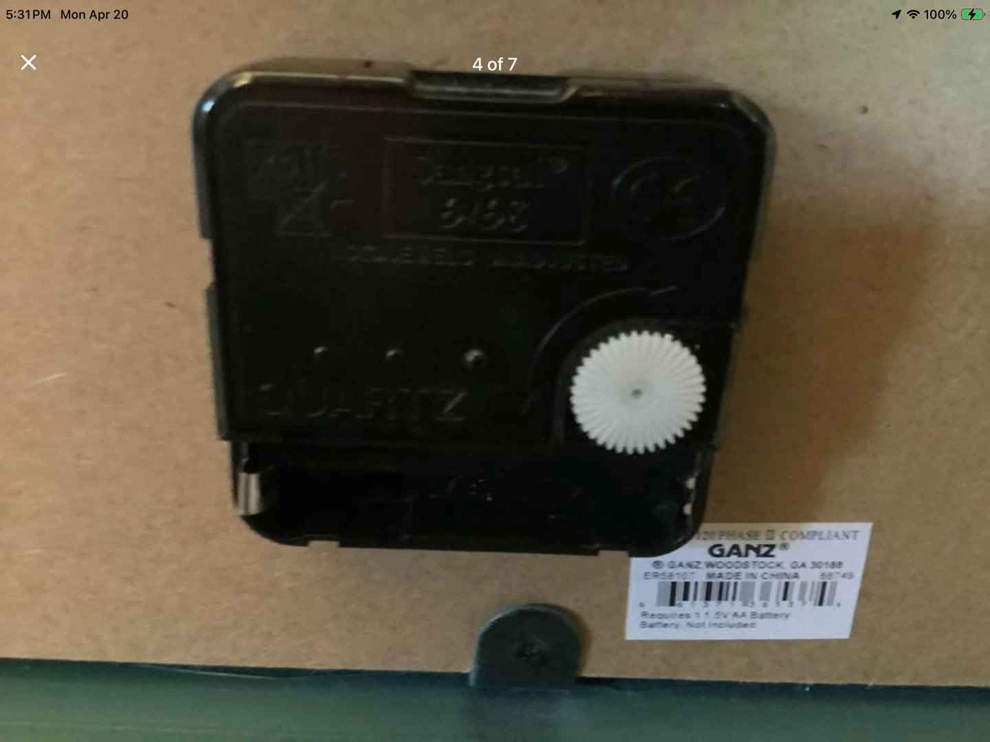 Ganz Desk Top Faux Radio Clock 🐞 - photo 4